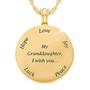 Granddaughter I Wish You Charm Pendant 1106 001 9 2