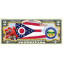 State Bird and Flower Enhanced $2 Bill Collection 11346 0018 a Ohio