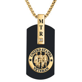 Freedom Isnt Free Diamond Pendant 12933 0015 b front