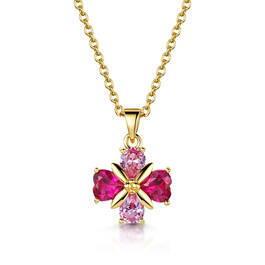 lucky in love created ruby pendant UK LILRB a main