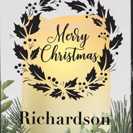 The Personalized Family Christmas Lantern 12070 0018 b closeup