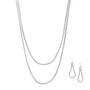 Silver Symphony Necklace Trio with Matching Earrings 12217 0012 c necklace