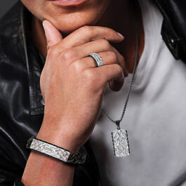 The Personalized Black Steel Mens Set 12261 0017 m model