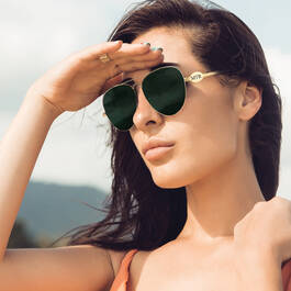 The Personalized Aviator Sunglasses 10994 0015 n model