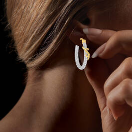 Diamonisse Inside Out Hoops 10820 0015 m model