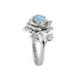 Personalized Love Blossom Ring with FREE Matching Earrings 12226 0011 f sideview