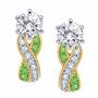 Birthstone Swirl Earrings, Birthstone Swirl Earrings 5361 014 3 8