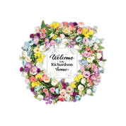 The Personalized Forever Blossom Wreath 12444 0017 a main
