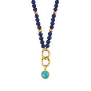 True Blue Lapis Charm Necklace with FREE Matching Bracelet 12612 0021 b necklace