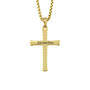 Personalized Enduring Faith Cross Pendant with Free Matching Chain 12898 0018 d back