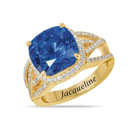 Bold Beautiful Birthstone Swirl Ring 12614 0011 i september