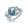 Personalized True Colors Seven Carat Birthstone Ring 11843 0016 c march