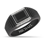 Personalized Black Ice Onyx Ring 11961 0012 a main