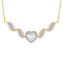 Personalized Everlasting Love Birthstone Necklace 10673 0013 d april