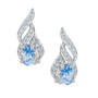 Genuine Birthstone and Diamond Earrings 11573 0020 f june