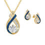 Birthstone Swirl Pendant with Free Matching Earrings 12210 0019 i september