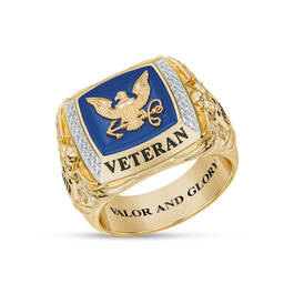 The US Navy Diamond Heritage Ring 12827 0022 a main