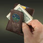 For My Son Engraved Leather Wallet 12721 0011 m model