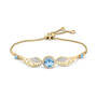 Personalized Angel Wing Birthstone Bracelet by Michael OConnor 12244 0019 c march