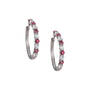Birthstone Brilliance Hoops 12064 0016 g july