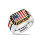 Freedoms Shield American Flag Ring 12490 0010 a main