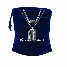 Steel Command Military Dog Tag and Chain Set 12489 0013 g giftpouch