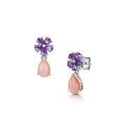 viola amethyst and opal earrings UK VAOE a main