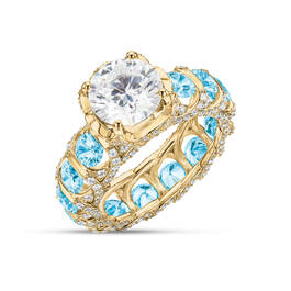 Golden Splendor Nine Carat Birthstone Ring 12621 0012 c march