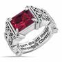 “I Can Do All Things" Birthstone Ring, I Can Do All Things Birthstone Ring 6524 001 2 7