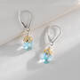 Anatoli Blue Topaz Drop Earrings, Anatoli Blue Topaz Drop Earrings 11142 1756 b earring