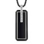 Black Ice Diamond Dog Tag 12488 0014 b front