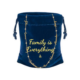 Family Personalized Diamond Name Necklace 4985 0027 g giftpouch