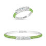 Brilliant Birthstone Bangle with Free Matching Ring 12683 0017 h august