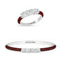 Brilliant Birthstone Bangle with Free Matching Ring 12683 0017 a main