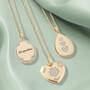 Forever My Daughter Golden Pendant Set 12940 0016 e necklace set