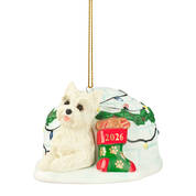 Dog Annual Ornament Westie 6428 1132 a main