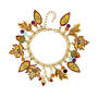 Autumn Leaves Crystal Charm Bracelet 12044 0011 a main