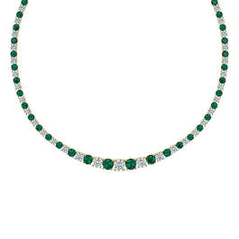 Birthstone Tennis Necklace 11948 0044 e may
