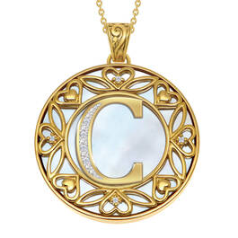 I Love You Personalized Diamond Initial Pendant 10761 0024 b initialC