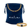 Personalized Ultimate Black Diamond Chain and Bracelet Set with FREE KNIFE 12322 0014 i giftpouch