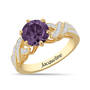 Personalized Beautiful Birthstone Ring 11065 0017 b february