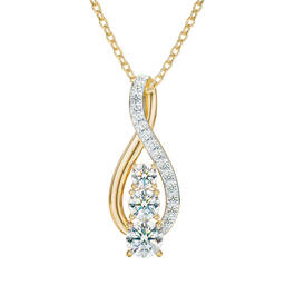 I Love You Forever Diamond Infinity Pendant with the FREE matching earrings 12648 0011 b pendant
