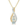 I Love You Forever Diamond Infinity Pendant with the FREE matching earrings 12648 0011 b pendant