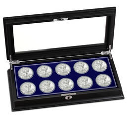 American Silver Eagles First Decade Collection 11364 0023 b display