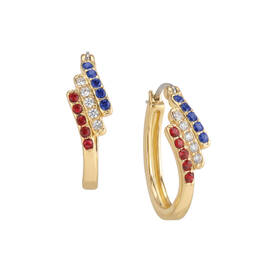 Red White and Brilliant Earrings 12011 0168 a main
