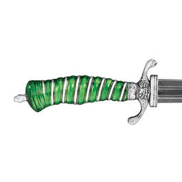 General George Washingtons Battle Sword Mini Replica 12493 0017 c handle