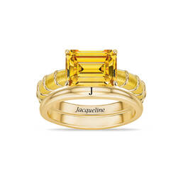 Born to Shine Birthstone Ring with Free Personalized Accent Band 12671 0011 l november
