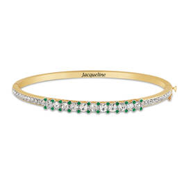Birthstone Hearts Bangle 11396 0017 e may
