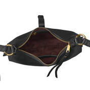 The Jose Hess Signature Black Leather Crossbody 12171 0016 b inside