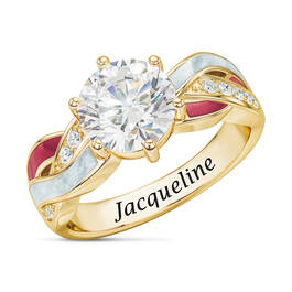 Braided Birthstone Ring 12247 0016 j october